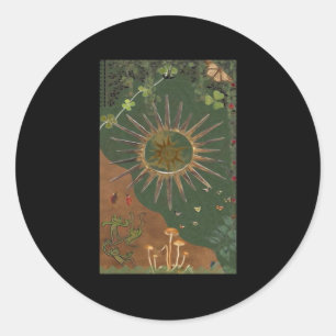 Adesivo Redondo Whimsigoth Swirl Poster