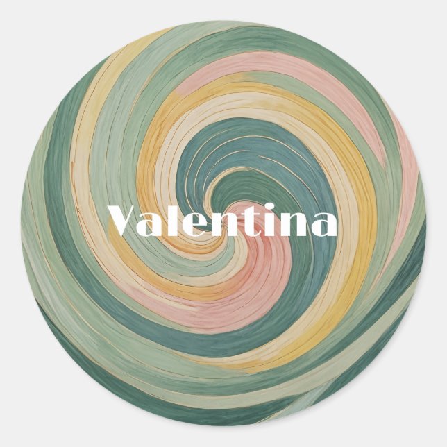 Adesivo Redondo Whimsy (Frente)