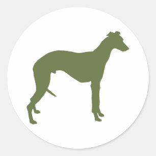 Adesivo Redondo Whippet