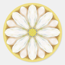 White Daisies no Ouro Amarelo