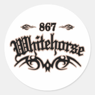 Adesivo Redondo Whitehorse 867