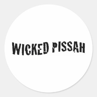 Adesivo Redondo Wicked Pissah