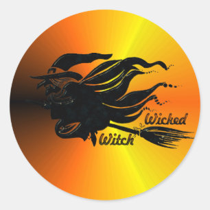 Adesivo Redondo Wicked Witch Sticker