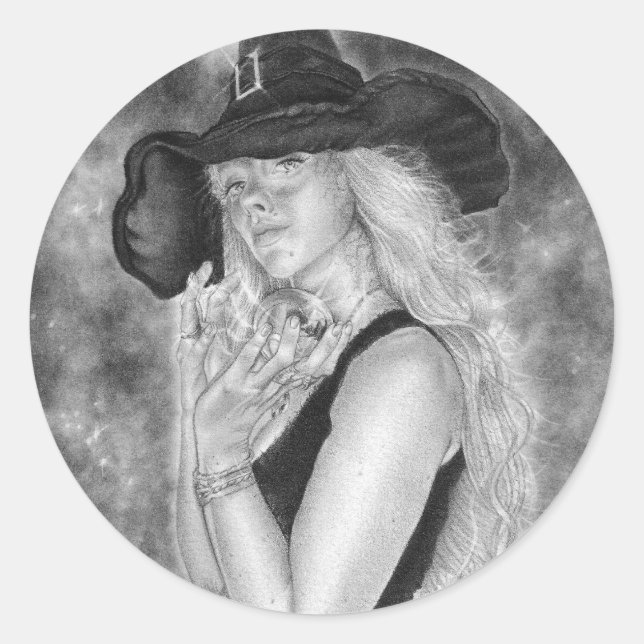 Adesivo Redondo Wicked Witch Sticker (Frente)