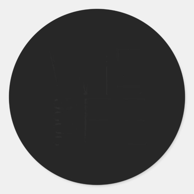 Adesivo Redondo Wife Est. 2026, Married Couple, Wedding Husband Ma (Frente)