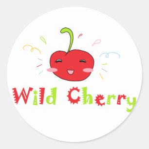 Adesivo Redondo Wild Cherry