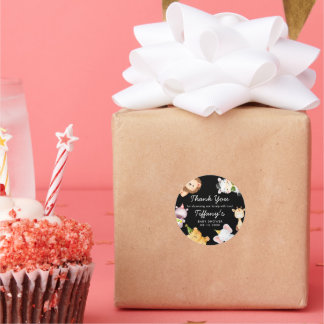 Adesivo Redondo Wild One Jungle Safari Baby Shower Party