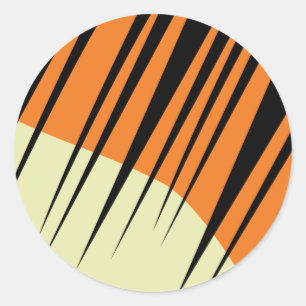 Adesivo Redondo Wild One Safari Party Kid