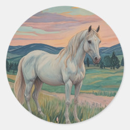 Adesivo Redondo Wild Serenade