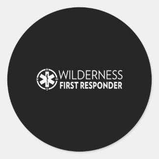 Adesivo Redondo Wilderness First Responder Wfr