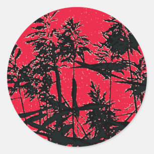 ADESIVO REDONDO WILDFLOWERS