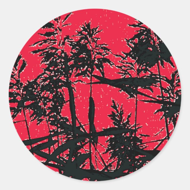 ADESIVO REDONDO WILDFLOWERS (Frente)