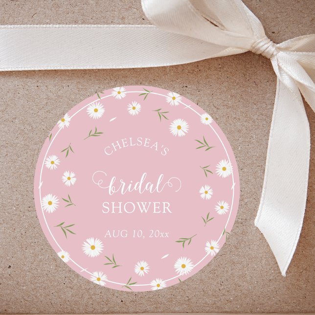 Adesivo Redondo Wildflowers Foliage Greenery Garden Bridal Shower (Criador carregado)