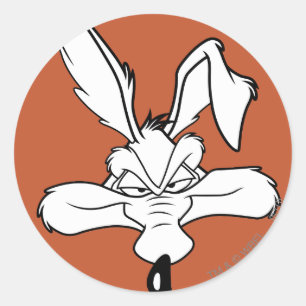 Adesivo Redondo WILE E. COYOTE™ Happy Head Shot