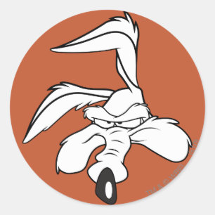 Adesivo Redondo WILE E. COYOTE™ Head Shot