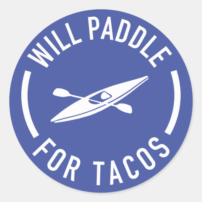 Adesivo Redondo Will Paddle Para Tacos (Frente)