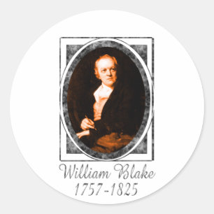 Adesivo Redondo William Blake