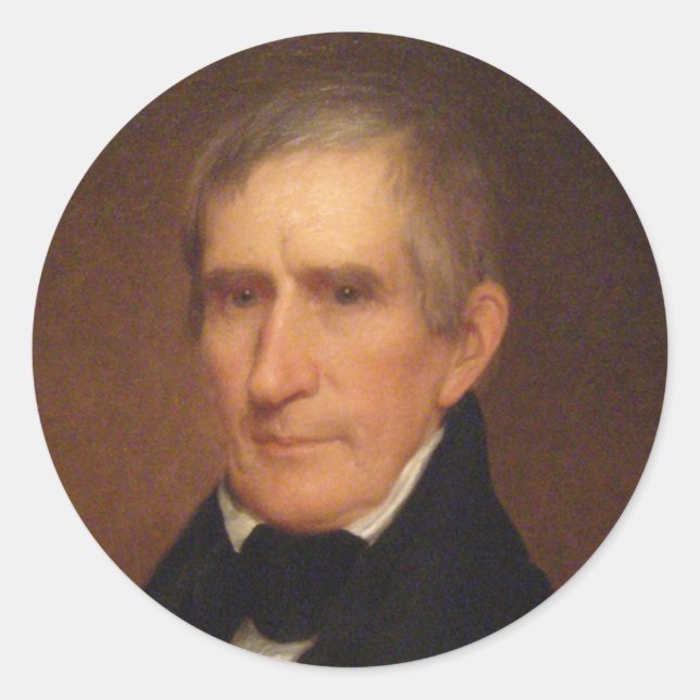 Adesivo Redondo William Henry Harrison 9 (Frente)
