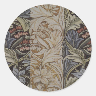 Adesivo Redondo William Morris Bluebell Tecido