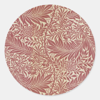 Adesivo Redondo William Morris Larkspur
