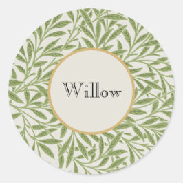 Adesivo Redondo Willow Boughs by William Morris
