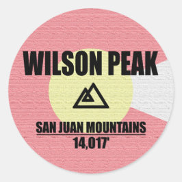 Adesivo Redondo Wilson Peak
