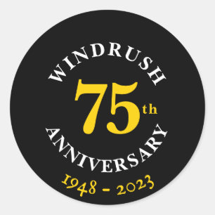 Adesivo Redondo Windrush 75º Aniversário