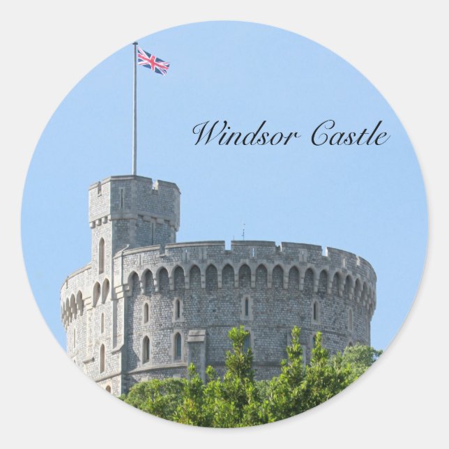 Adesivo Redondo Windsor Castle (Frente)