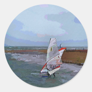 ADESIVO REDONDO WINDSURFE