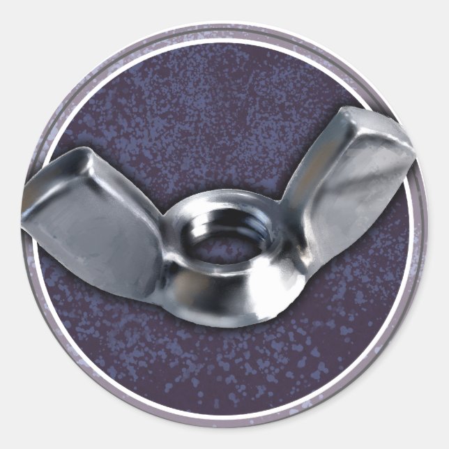 Adesivo Redondo Wingnut! (Frente)