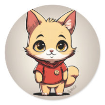 Winnie the Pooh Cat V3 Sticker