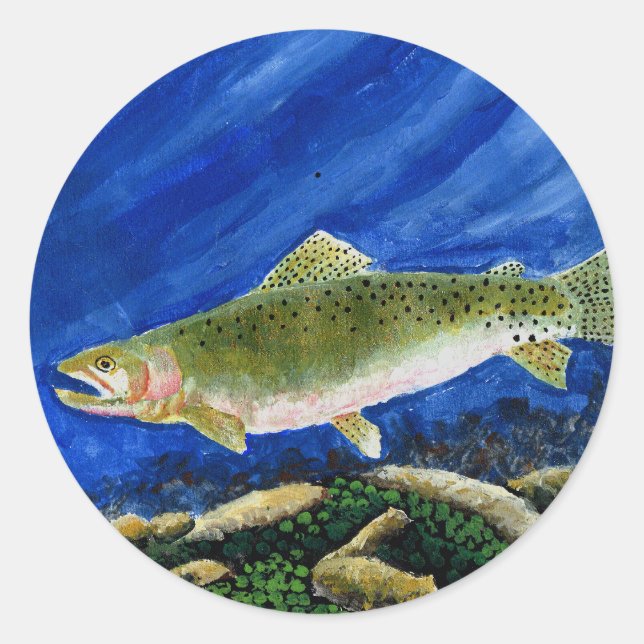 Adesivo Redondo Winning Art By I. Walker Grau 4 (Frente)