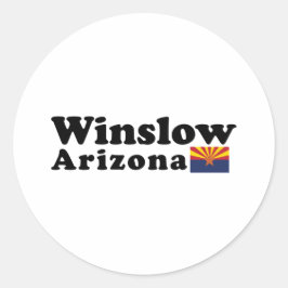 Adesivo Redondo Winslow, Arizona Sticker