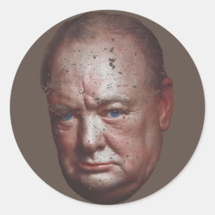 Adesivo Redondo Winston Churchill (United Kingdom)