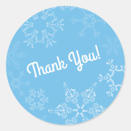 Adesivo Redondo Winter Onederland Snowflake Kid Party (Festa de pr