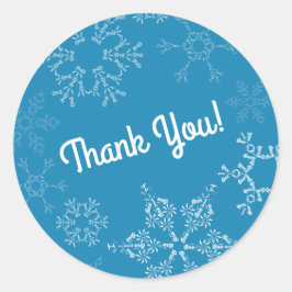 Adesivo Redondo Winter Onederland Snowflake Kid Party (Festa de pr