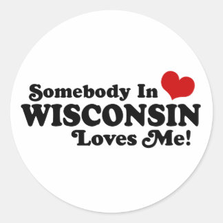 Adesivo Redondo Wisconsin