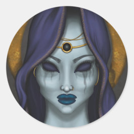 Adesivo Redondo Witch