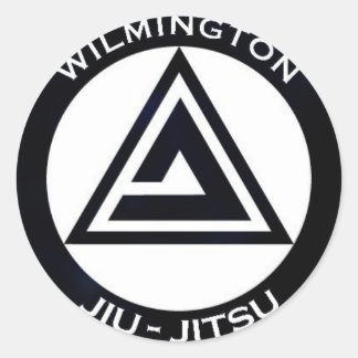 Adesivo Redondo WJJ Black Bumper Sticker