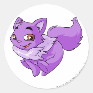 Adesivo Redondo Wocky Purple