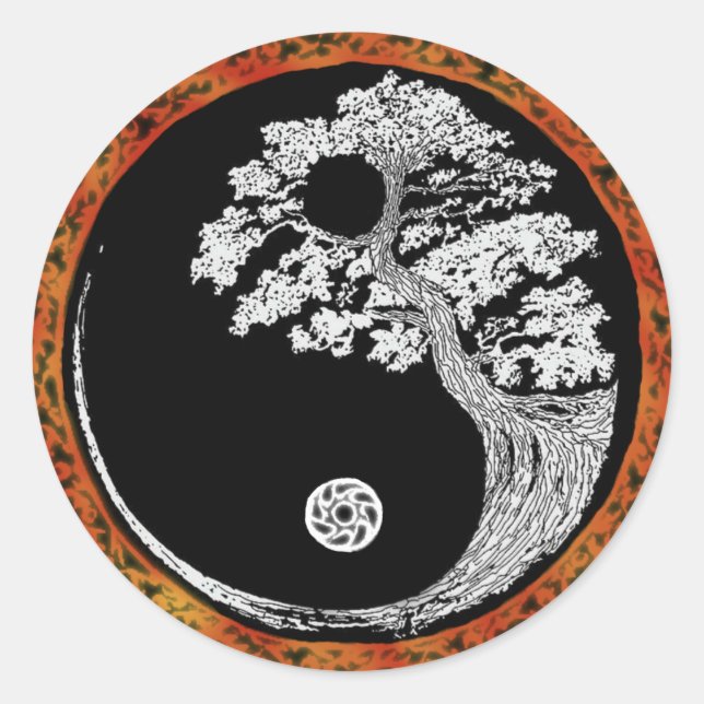 Adesivo Redondo Woebegone Sol Logo Sticker (Frente)