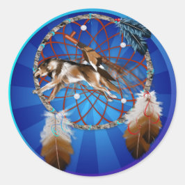 Adesivo Redondo WOLF e PIPE