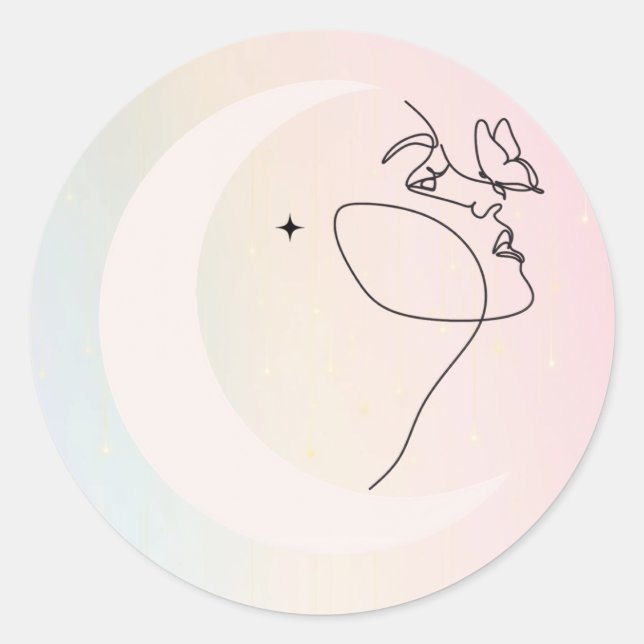 Adesivo Redondo Woman (Frente)