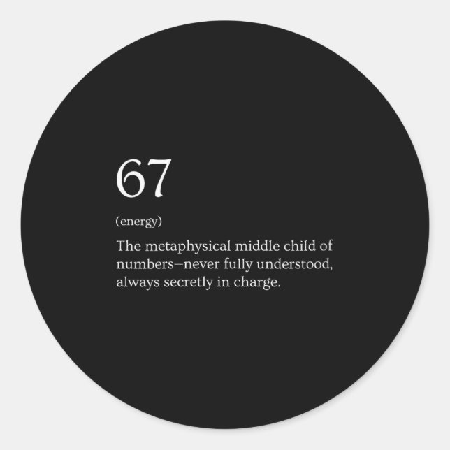 Adesivo Redondo Womens 67 Definition Meme V-neck  (Frente)