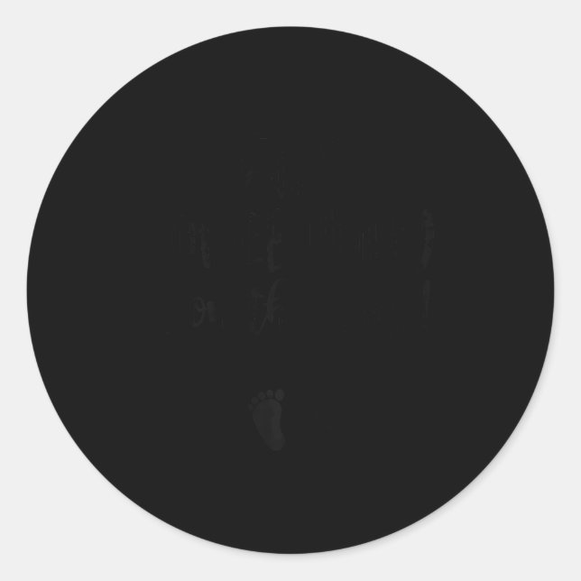 Adesivo Redondo Womens Easter Pregnancy Announcemen Somebunny Is O (Frente)