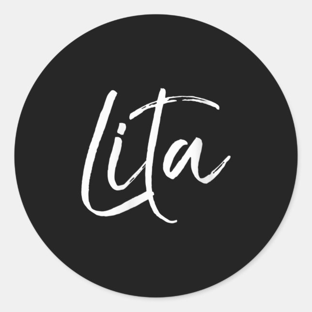 Adesivo Redondo Womens Grandma Quote In Spanish Abuela New Abuelit (Frente)