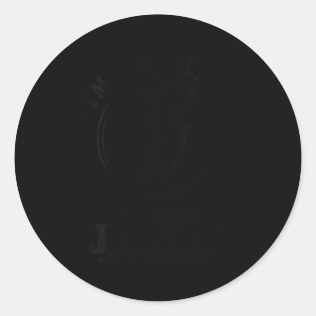 Adesivo Redondo Womens I'm Not Yelling I'm From New Jersey Funny S (Frente)