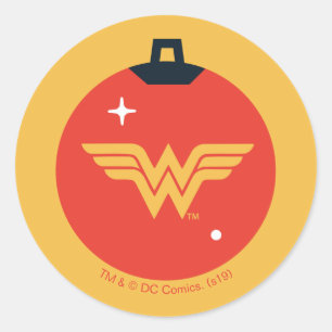 Adesivo Redondo Wonder Wonder Holiday Bauble