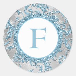 Adesivo Redondo Wonderland Monogramed Wedker 2