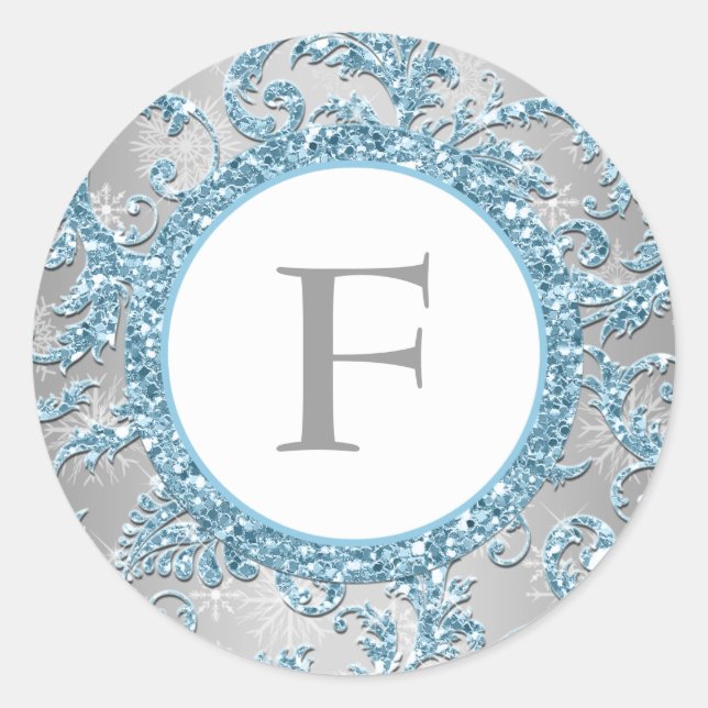 Adesivo Redondo Wonderland Monogramed Windker (Frente)